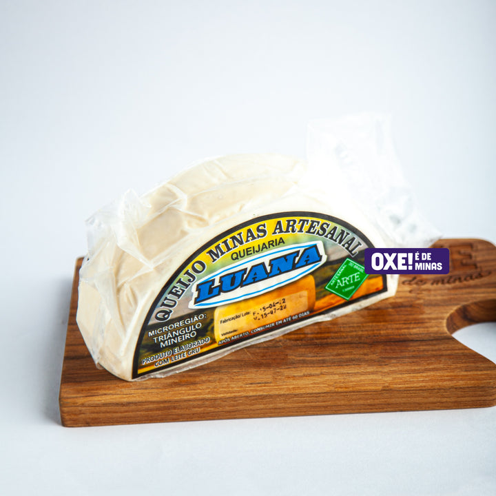 Queijo Meia Cura do triângulo mineiro - Luana - aprox. 600g